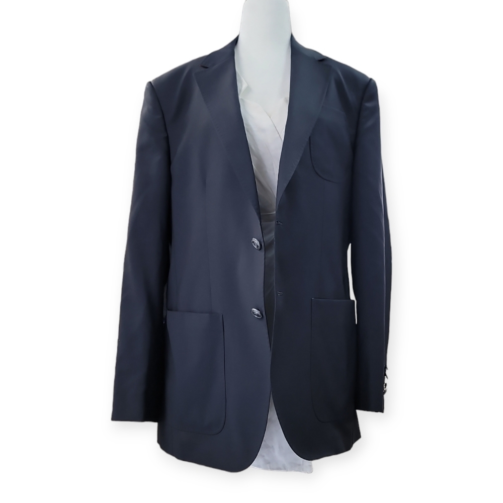 Riviera Red 100% Wool relaxed fit Blazer